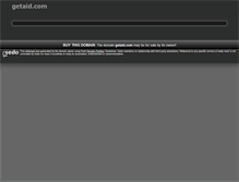 Tablet Screenshot of getaid.com